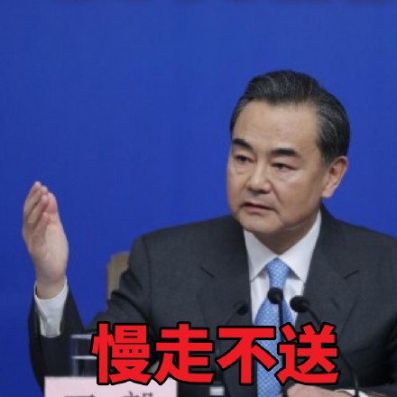 王毅各场合微信表情包 霸气外露！