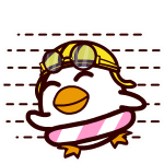 耷拉鸟微信表情包 吃货的鸟生！