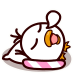 耷拉鸟微信表情包 吃货的鸟生!