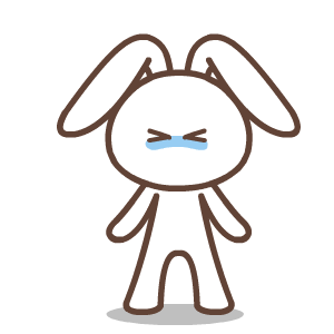 默默兔搞怪微信表情包 乐极生悲！