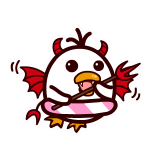 耷拉鸟微信表情包 吃货的鸟生!