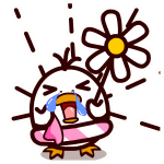 耷拉鸟微信表情包 吃货的鸟生！