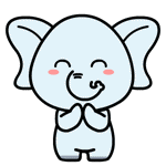 村村象动态微信表情包 求包养！