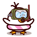 耷拉鸟微信表情包 吃货的鸟生！