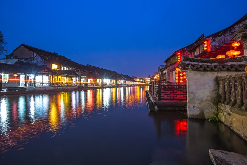 西塘古镇风景微信高清图片 千年古镇