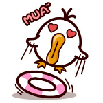 耷拉鸟微信表情包 吃货的鸟生!