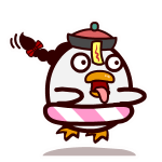 耷拉鸟微信表情包 吃货的鸟生！