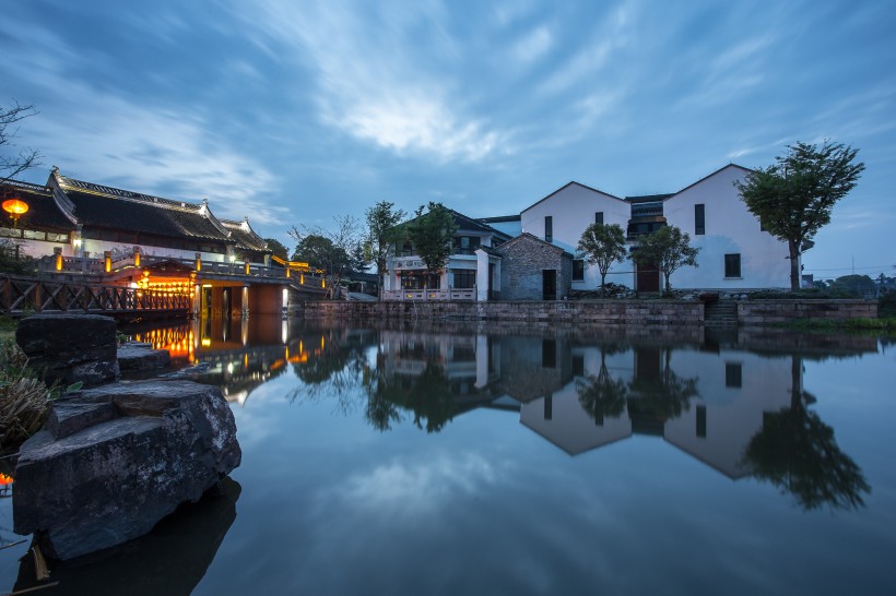 西塘古镇风景微信高清图片 千年古镇
