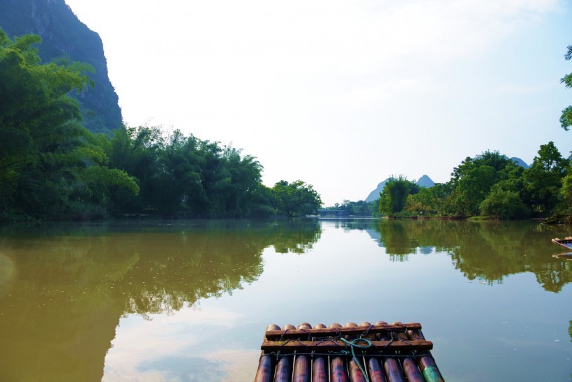 桂林漓江风景微信高清图片 山水甲天下！