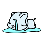 村村象动态微信表情包 求包养！