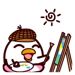 耷拉鸟微信表情包 吃货的鸟生！