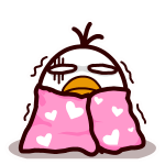 耷拉鸟微信表情包 吃货的鸟生！