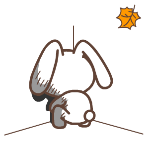 默默兔搞怪微信表情包 乐极生悲！