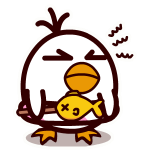 耷拉鸟微信表情包 吃货的鸟生!