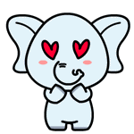 村村象动态微信表情包 求包养！