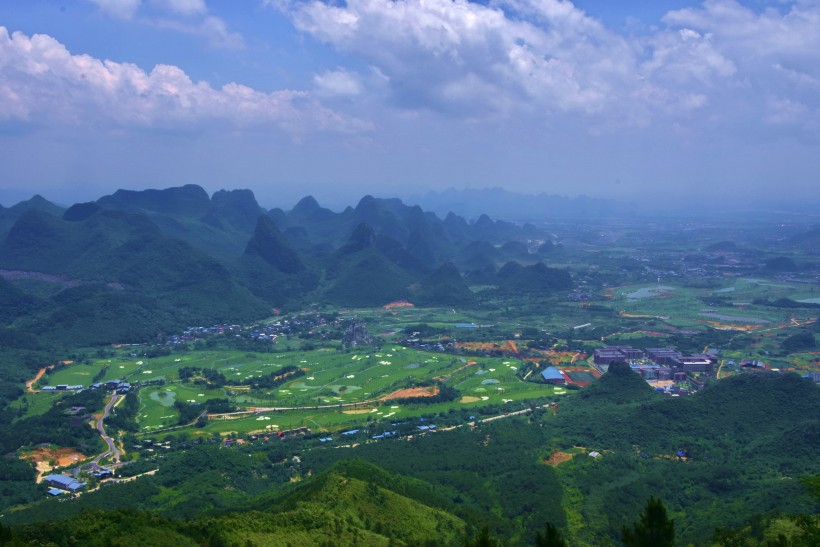 桂林漓江风景微信高清图片 山水甲天下！