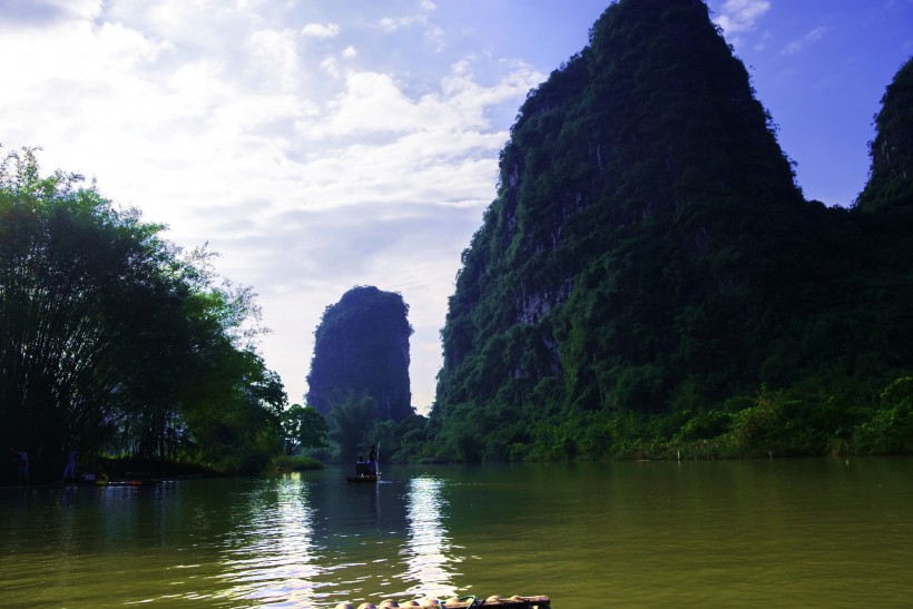 桂林漓江风景微信高清图片 山水甲天下！