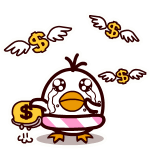 耷拉鸟微信表情包 吃货的鸟生！