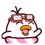 耷拉鸟微信表情包 吃货的鸟生！