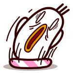 耷拉鸟微信表情包 吃货的鸟生!