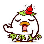 耷拉鸟微信表情包 吃货的鸟生!