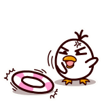 耷拉鸟微信表情包 吃货的鸟生！