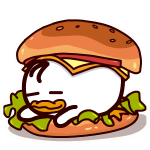 耷拉鸟微信表情包 吃货的鸟生！