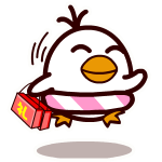 耷拉鸟微信表情包 吃货的鸟生!