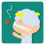 大嘴羊微信表情包 自恋羊