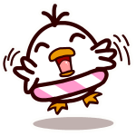 耷拉鸟微信表情包 吃货的鸟生！