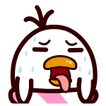 耷拉鸟微信表情包 吃货的鸟生！
