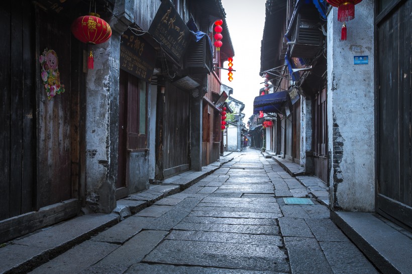 西塘古镇风景微信高清图片 千年古镇