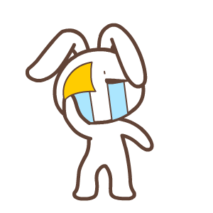 默默兔搞怪微信表情包 乐极生悲！