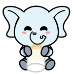 村村象动态微信表情包 求包养！