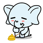 村村象动态微信表情包 求包养！