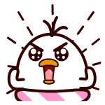 耷拉鸟微信表情包 吃货的鸟生！