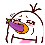 耷拉鸟微信表情包 吃货的鸟生!