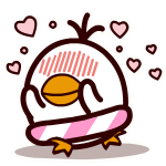 耷拉鸟微信表情包 吃货的鸟生！