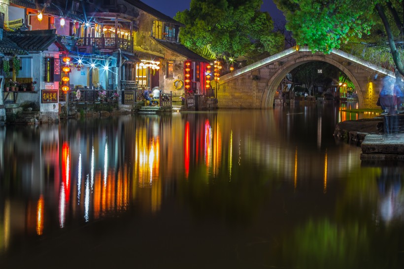 西塘古镇风景微信高清图片 千年古镇