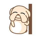 黑眼狗动态微信表情包全套 守家我光荣！