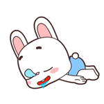 宝宝兔动态微信表情包合集 不开心！