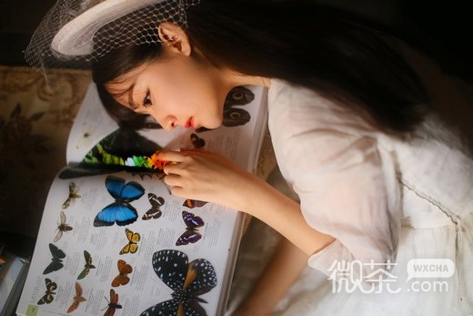 非主流可爱唯美美女微信高清图片