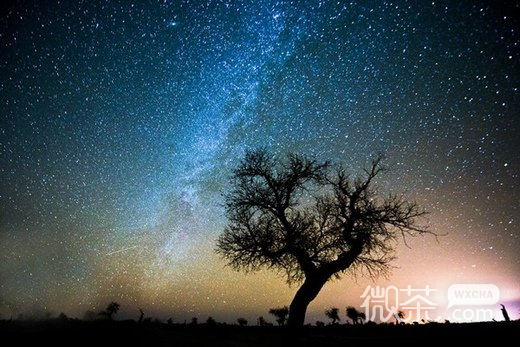 唯美夜空微信高清图片