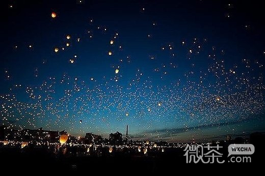 唯美夜空微信高清图片