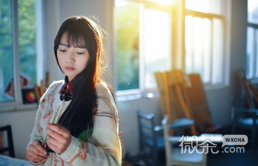 清纯长发美女微信高清图片
