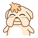 黑眼狗动态微信表情包全套 守家我光荣！