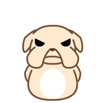 黑眼狗动态微信表情包全套 守家我光荣！