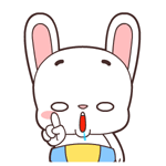 宝宝兔动态微信表情包合集 不开心！
