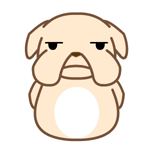 黑眼狗动态微信表情包全套 守家我光荣！