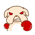 黑眼狗动态微信表情包全套 守家我光荣！